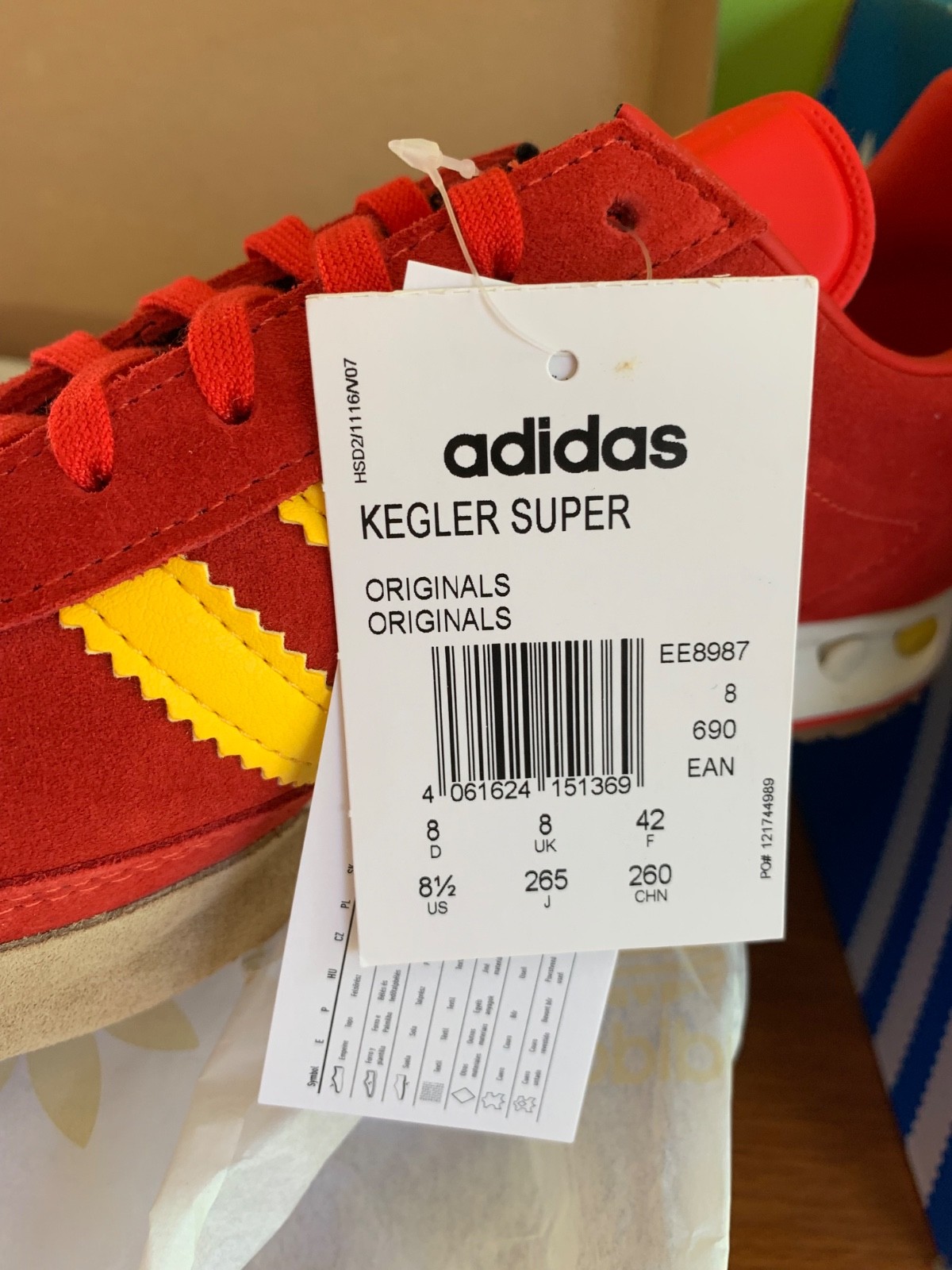 Adidas Originals Kegler Super Rare old-school shoe 8 BNIB 2018 Deadstock image 4