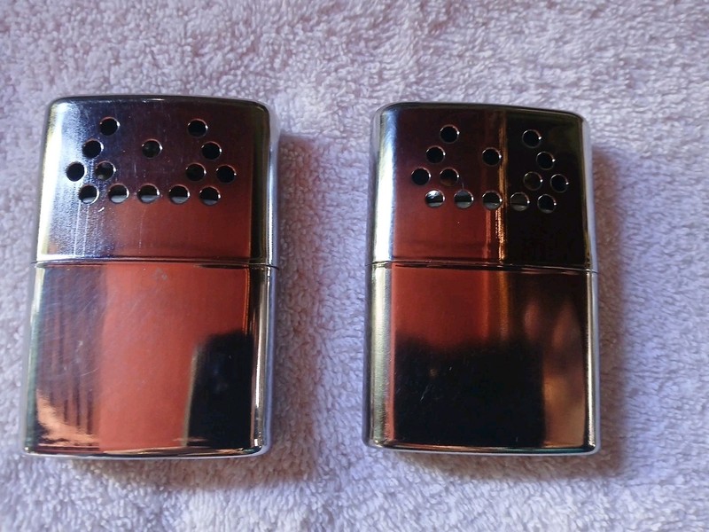 ORBEX  JON E,  Two HAND WARMER handwarmer Heat Heater Made In USA