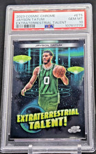 2023-24 Topps Cosmic Chrome Extraterrestrial Talent #ET-5 Jayson Tatum PSA 10
