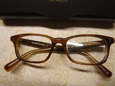OLIVER PEOPLES ** EDELSON RAINTREE OV5501U 1011 49-16-145 EYEGLASS FRAMES BROWN