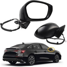 Passenger Right Side Mirror Compatible with 2022-2025 Civi With Power Glass