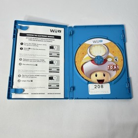 WiiU Captain Toad: Treasure Tracker (Nintendo Wii U, 2014) Complete CIB Tested