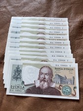 11 Banconote FDS da 2000 lire Galileo decreto 24/10/83 