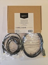 Lot Of 2 Amazon Basics Mini Display Port Male to HDMI Male Cable-Gold-Plated