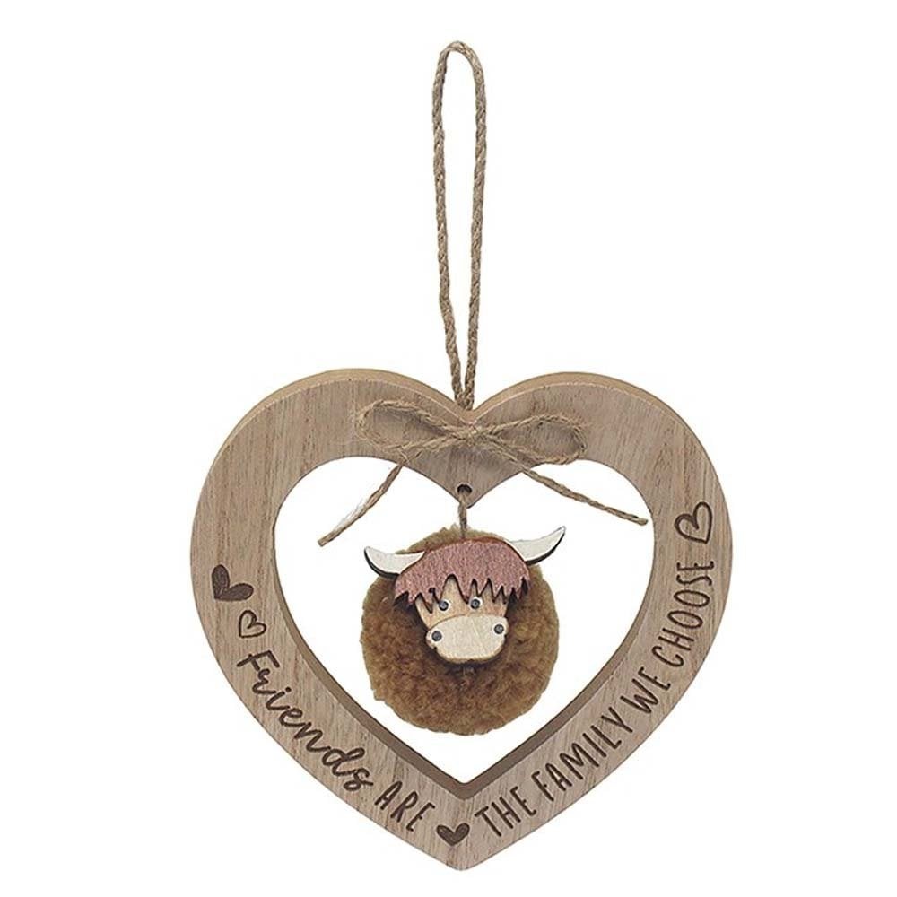 Lesser & Pavey Highland Cow Friends Plaque LP76727