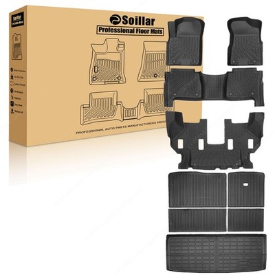 For 2020 2021 2022 2023 2024 Nissan Armada 7 Seats TPE Floor Mats & Cargo Liner