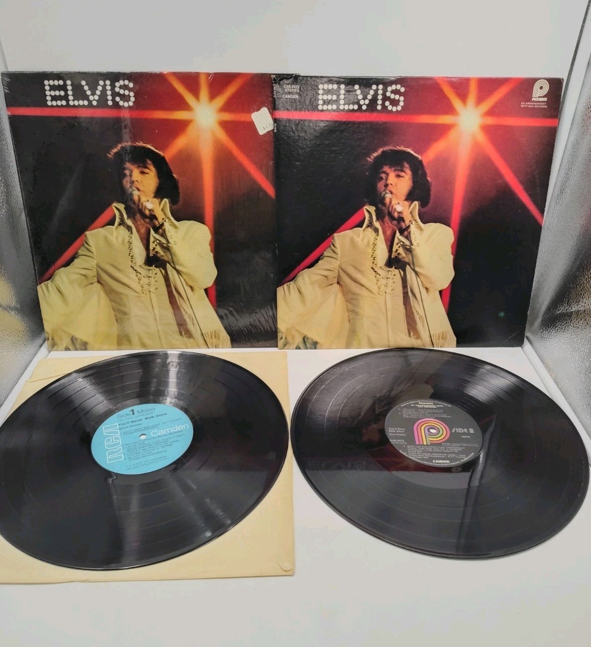 1978 Elvis Presley You'll Never Walk Alone LP Pickwick Records Lot Of 2 CAS-2472