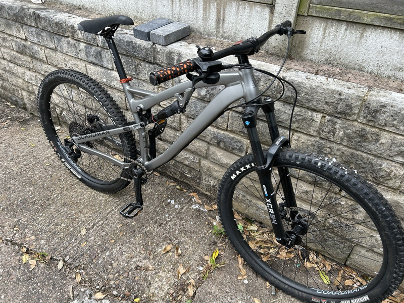 Boardman MTR 8.6 Mountain Bike 27.5in M Grey Full Suspension Hydro Disc