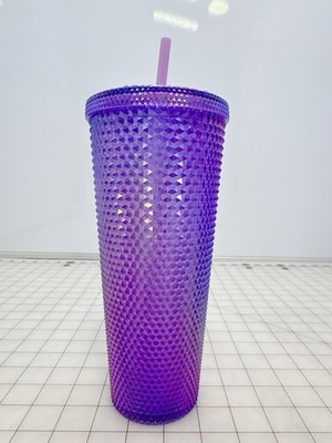 Starbucks Winter 2023 Pink / Light Purple Taffy Jeweled 24 oz Tumbler (Cold Cup)