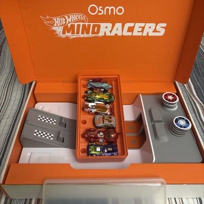 Osmo Hot Wheels Mind Racers with 6 Cars Original Box Toy Car Lot & 32 Tokens