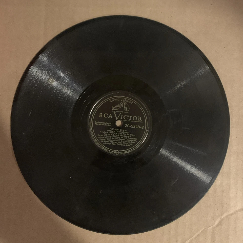 Louis Armstrong, 78 rpm, V, Jack Armstrong Blues, RCA Victor 20-2348 - Image 2 of 2