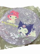 Cojín redondo de enfriamiento Sanrio My Melody Kuromi 38 cm nuevo sellado Japón