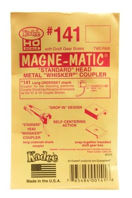 Kadee   141   Kupplung #141   Standard Whisker Long Underset   4 Stück