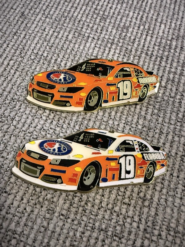 Race Cars Nascar 2 Pin Set - Little League World Series Pins - 4” - FL 19