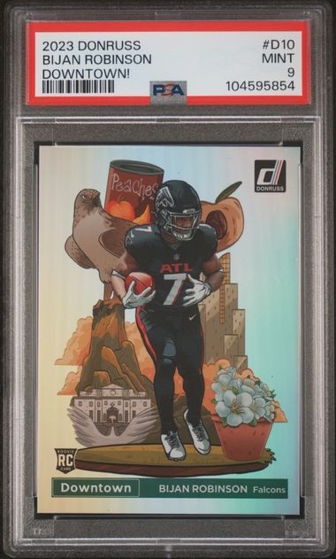 2023 Panini Donruss - Downtown! Bijan Robinson #D-10 (RC)