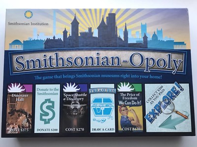 Smithsonian-Opoly Game Smithsonian Institution Late For The Sky USA
