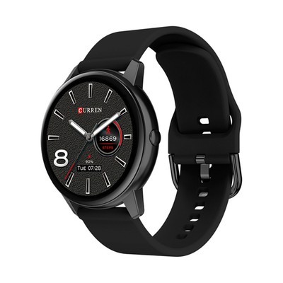 CURREN Men Smart Watch Fitness Watch Calls Reminder Blood Pressure Sport Watches