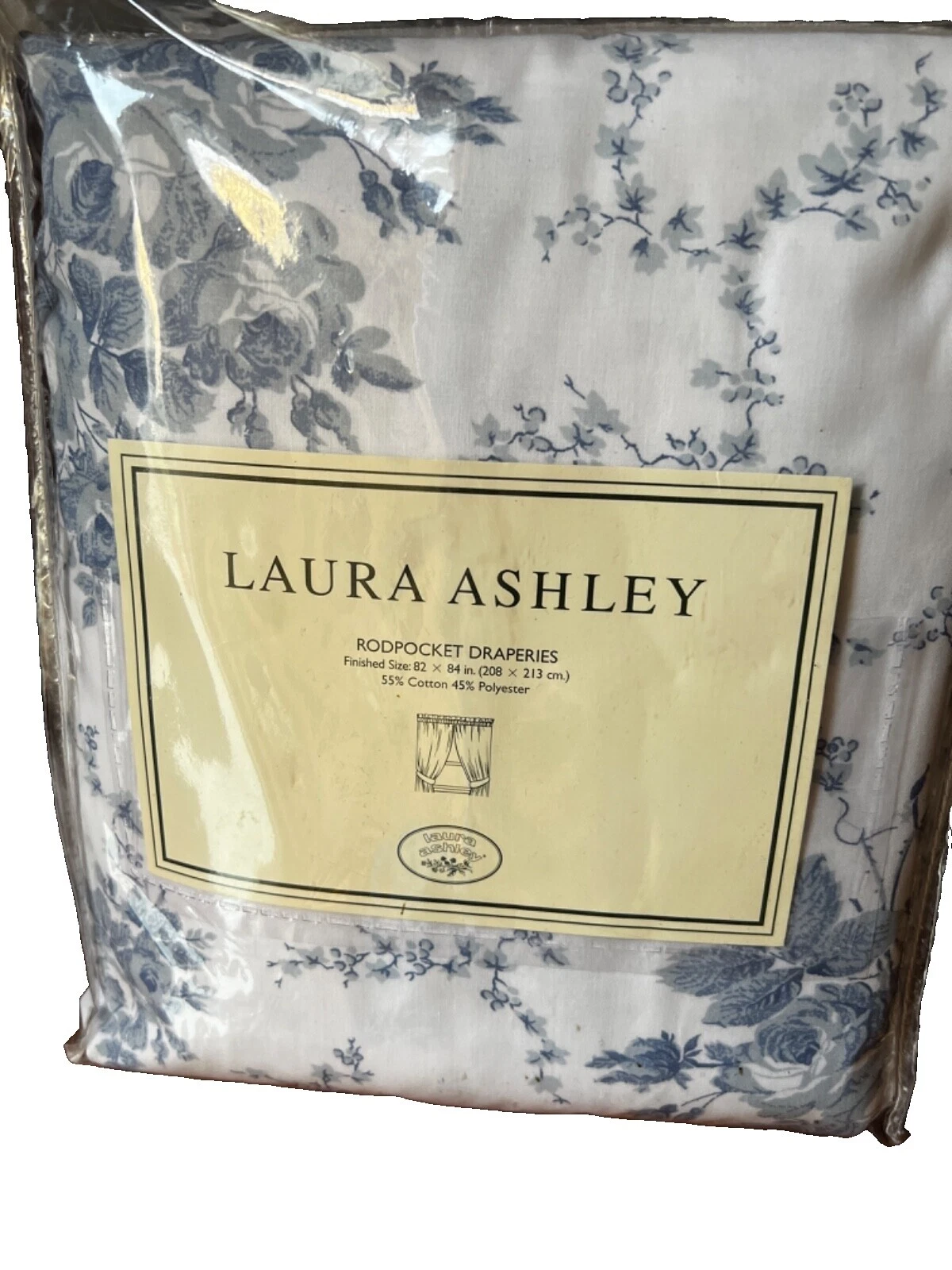 Ventana de país Laura Ashley Algodón Cortinas