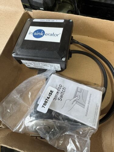 InSinkErator Müllentsorgung Luftschalter-Set, Doppelsteckdose Spüle Top Switch Button