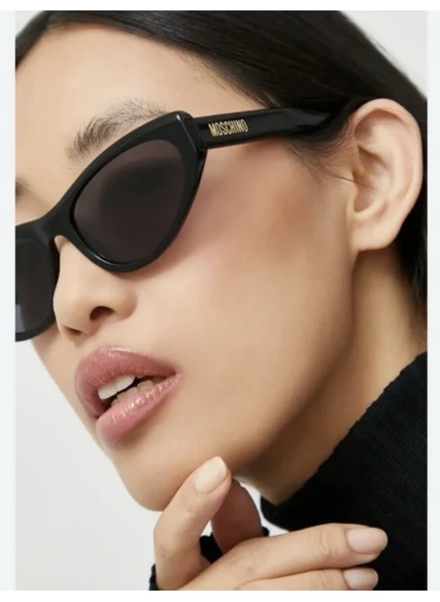 ▪️Moschino Black Full Rim Sunglasses New In Case | eBay display picture 3