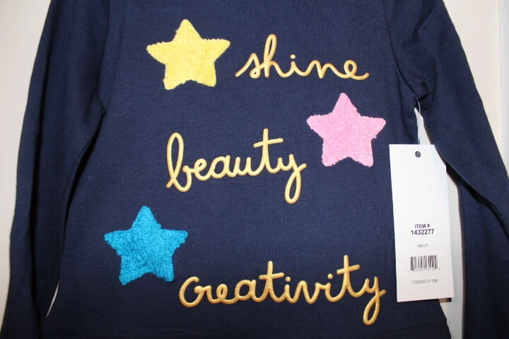 NEW Kate Mack Biscotti Size 4 Sequins Tutu Skirt Sweat shirt Dress Beautiful - Image 2 of 4