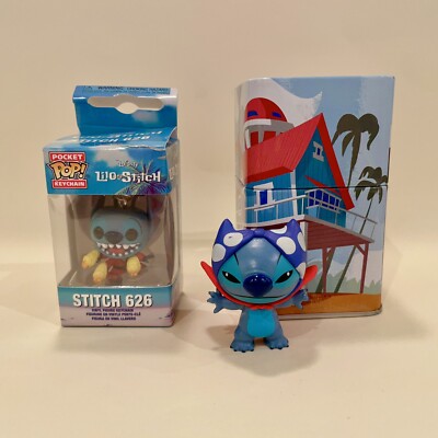 2pcs Disney Stitch Funko Pop Keychain Mini Figure Australia