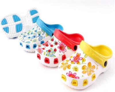 Clogs Blumen Damen Gartenclogs Badeschuhe Größen 36-41 Sandalen Schuhe