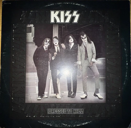 VINTAGE KISS DRESSED TO KILL  Very Rare BLUE LABEL! Original copy vinyl lp.