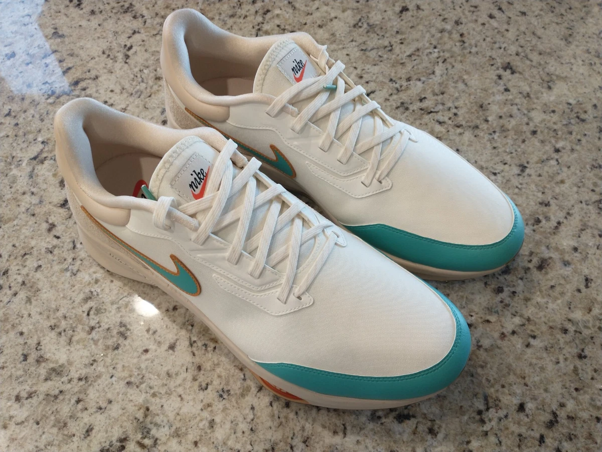Nike Men 9 Air Zoom Infinity Tour NXT% NRG Masters 2022 Golf Shoes White Teal