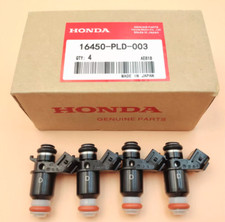 New 4PCS GENUINE OEM FUEL INJECTORS 16450-PLD-003 FOR HONDA 01-05 EL CIVIC 1.7L