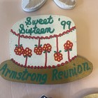 HANDPAINTED Wooden Armstrong Reunion Refrigerator Magnets Various Years-11 Total — photo 6