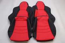 Honda S2000 AP2 Real Leather Seat Covers Black/Red Custom Made