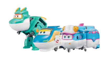 2022 Super Wings Season6 Transformer Robot-LIME, TONY, TINO/Free express 