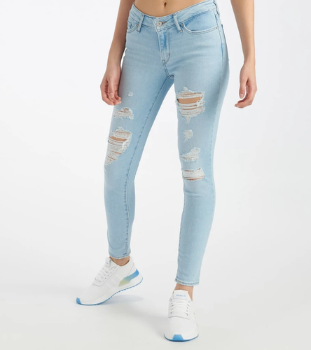 Levis 711 Skinny Womens Jeans white 