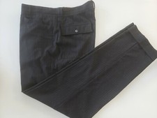 DOLCE & GABBANA PIN STRIPED CUFFED PANTS SIZE 38 PRE OWNED