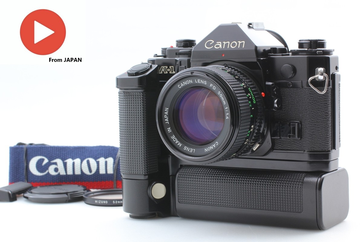 Near MINT] Canon A-1 A1 Film camera New FD 50mm f1.4 Lens