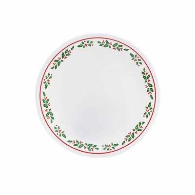 Corelle Winter Holly 8.5'' Lunch Plate 4piece Set. Brand New