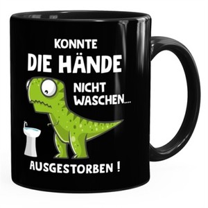 MoonWorks Kaffeetasse – „So Viele Idioten Und Nur Eine Sense“ – Schwarze Keramik, Sarkastischer Spruch
