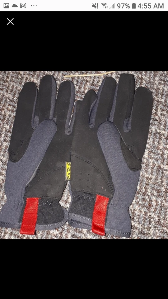 Mechanix fast fit grande cinza/preto novo sem etiquetas. - Imagem 4 de 4