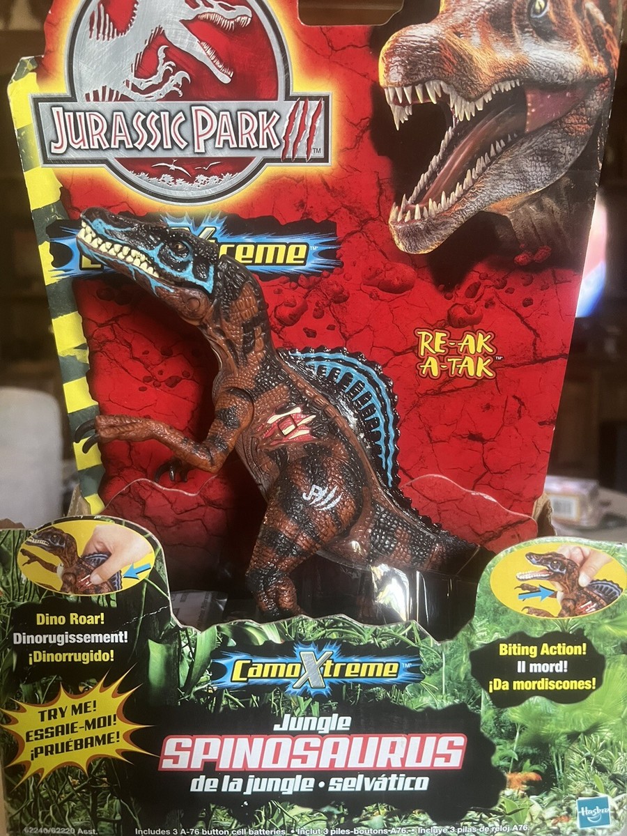 2001 Kenner JURASSIC PARK III Jungle Spinosaurus factory sealed