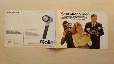 ROLLEI STROBOMATIC-STROBOFIX ADVERTISING BROCHURE - 8/17