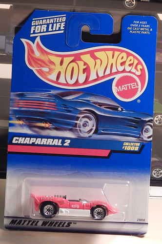 Chaparral 2 Race Car Hot Wheels Mainline 1999-1008 Metal Chassis - Picture 12 of 16
