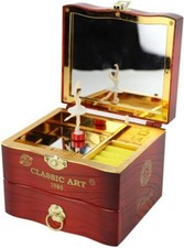 CARILLON MECCANICO PORTAGIOIE ABS CON BALLERINA ROTANTE MELODIA per ELISA 43272