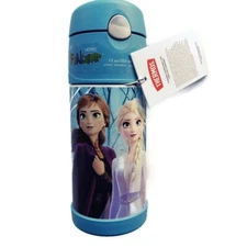 Frozen Thermos 12oz Stainless Steel Beverage Bottle Anna Elsa Olaf Frozen 2 Cold