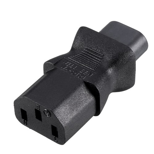 Lot De 7 Adaptateurs C8 Mâle 2 Broches 250V 2.5A - Uxcell, Pour Montage Sur Panneau, Neuf