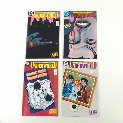 Underworld #1-4 Complete Series Set 1 2 3 4 Lot NM- (1987 DC Comics)