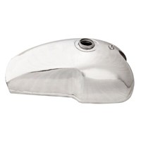 Petrol Kraftstofftank Aluminium Cafe Racer Benelli Mojave 260 360 Front Chrome