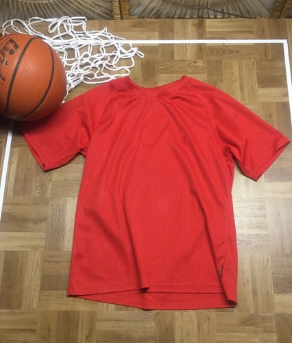 STARTER DRI-STAR Boys Athletic Shirt XL 14/16 red Short Sleeve c7 - Picture 2 of 2
