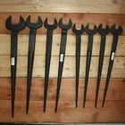 KLEIN TOOLS set of 8 18-41mm Metric Erection Wrench Spud Podger Spanner open end