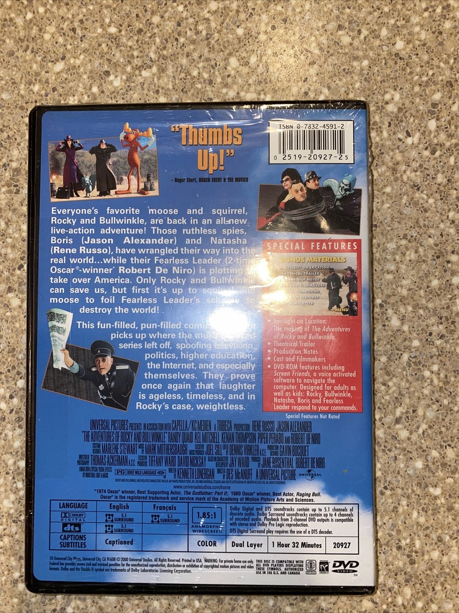 The Adventures of Rocky and Bullwinkle (DVD, 2000) 25192092725| eBay